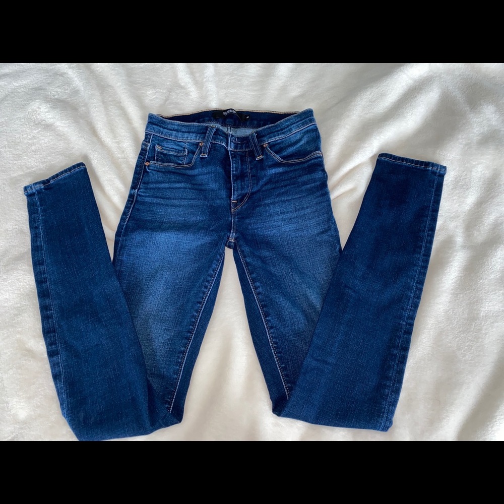 Hudson Dark Wash skinny jeans